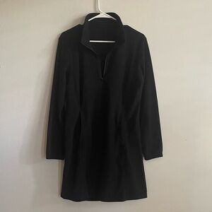 Baleaf Quarter Zip Fleece Lined Knee Length Tunic Dress Medium (Sweater dress)